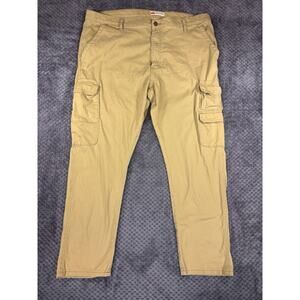 Wrangler Cargo Pants Men Brown 42x30 Regular Taper